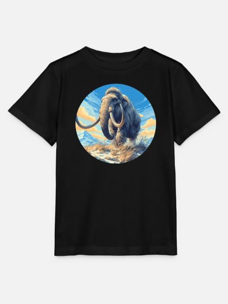 Mammuts Mammut - Stanley/Stella Kinder T-Shirt MINI CREATOR - Schwarz