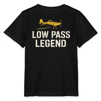 Cadeau de pilote d’agriculture de l’aviation rurale - T-shirt bio MINI CREATOR Stanley/Stella Enfant - noir - Devant - Mikhail (115cm)