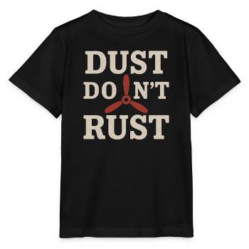 Cadeau de pilote d’agriculture de l’aviation rurale - T-shirt bio MINI CREATOR Stanley/Stella Enfant - noir - Devant - Mikhail (115cm)