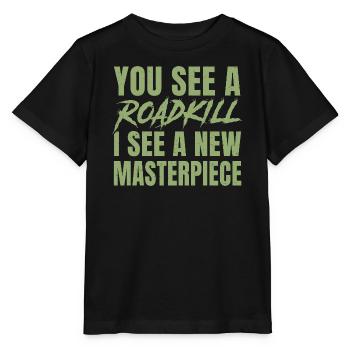 taxidermy for taxidermist design  - Stanley/Stella MINI CREATOR Kids’ T-Shirt - black - Front - Mikhail (115cm)