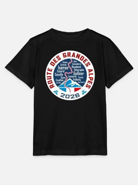 Route des Grandes Alpes | V2 | 2026 - Stanley/Stella Kinder T-Shirt MINI CREATOR  - Schwarz