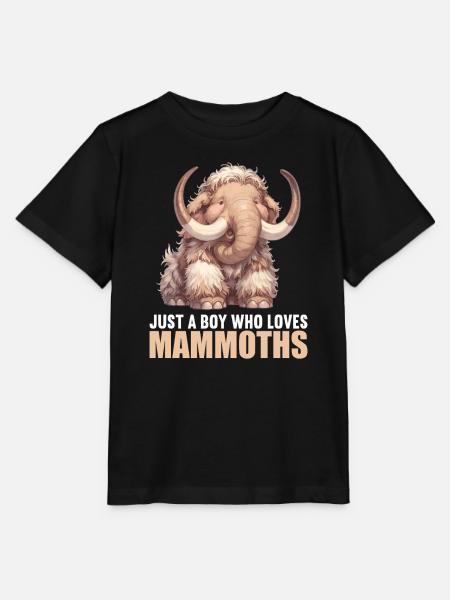 Mammuts Mammut - Stanley/Stella Kinder T-Shirt MINI CREATOR - Schwarz