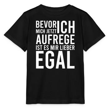 Avant de m’énerver, je préfère ne pas m’en soucier - T-shirt bio MINI CREATOR Stanley/Stella Enfant - noir - Devant - Mikhail (115cm)