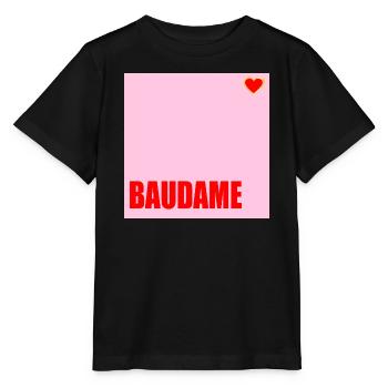 CLIENT BAUDAME HAUSBAU HERZ - Stanley/Stella MINI CREATOR Kids’ T-Shirt - black - Front - Mikhail (115cm)