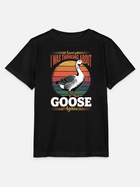 Funny Bird Goose - Stanley/Stella Kinder T-Shirt MINI CREATOR - Schwarz