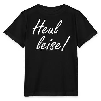 Heul Leise - Stanley/Stella Kinder T-Shirt MINI CREATOR  - Schwarz - Vorne - Mikhail (115cm)