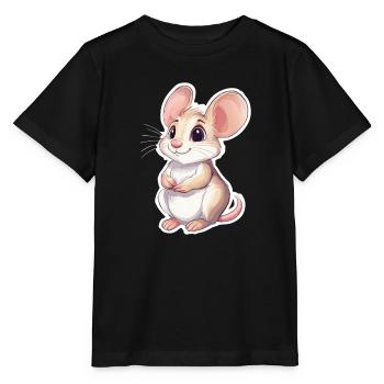 Maus - Stanley/Stella Kinder T-Shirt MINI CREATOR  - Schwarz - Vorne - Mikhail (115cm)
