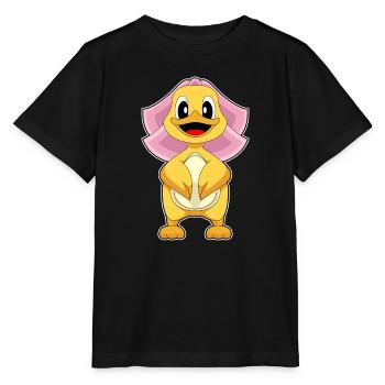 Duck Bridal Veil Wedding - Stanley/Stella MINI CREATOR Kids’ T-Shirt - black - Front - Mikhail (115cm)