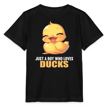Canards Canard - T-shirt bio MINI CREATOR Stanley/Stella Enfant - noir - Devant - Mikhail (115cm)