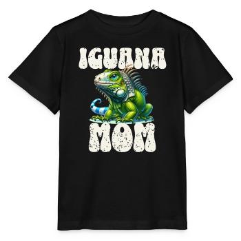 iguane - T-shirt bio MINI CREATOR Stanley/Stella Enfant - noir - Devant - Mikhail (115cm)