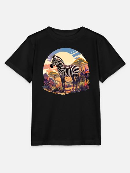 Zebras Zebra - Stanley/Stella Kinder T-Shirt MINI CREATOR  - Schwarz
