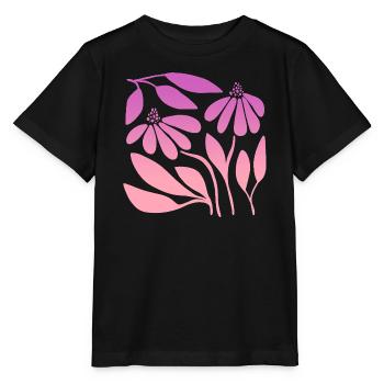 Marguerite in Gradient Pink - Stanley/Stella MINI CREATOR Kids’ T-Shirt - black - Front - Mikhail (115cm)