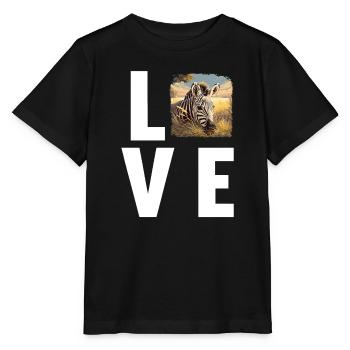 Zèbres Zèbre - T-shirt bio MINI CREATOR Stanley/Stella Enfant - noir - Devant - Mikhail (115cm)