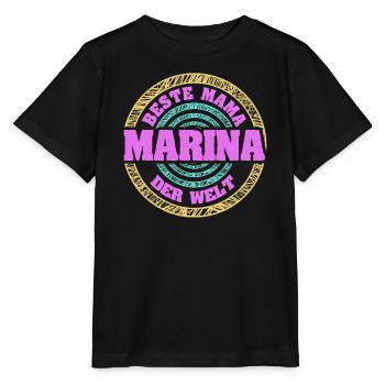 Mère Marina - T-shirt bio MINI CREATOR Stanley/Stella Enfant - noir - Devant - Mikhail (115cm)