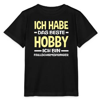 Funny Skydiver Adrenaline Junkie Hobby - Stanley/Stella MINI CREATOR Kids’ T-Shirt - black - Front - Mikhail (115cm)