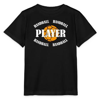Handball Player - Stanley/Stella MINI CREATOR Kids’ T-Shirt - black - Front - Mikhail (115cm)