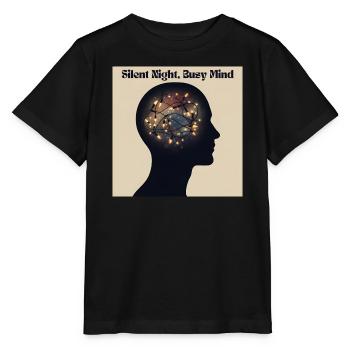 Silent Night, Hectic Spirit - Stanley/Stella MINI CREATOR Kids’ T-Shirt - black - Front - Mikhail (115cm)