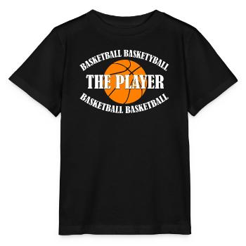 BASKETBALL - THE PLAYER - Stanley/Stella MINI CREATOR Kids’ T-Shirt - black - Front - Mikhail (115cm)