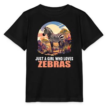 Zèbres Zèbre - T-shirt bio MINI CREATOR Stanley/Stella Enfant - noir - Devant - Mikhail (115cm)