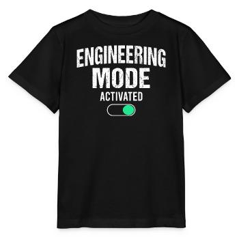 Génie mécanique Ingénieur mécanique - T-shirt bio MINI CREATOR Stanley/Stella Enfant - noir - Devant - Mikhail (115cm)