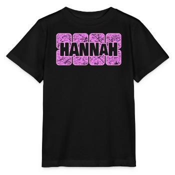Hannah - Stanley/Stella Kinder T-Shirt MINI CREATOR  - Schwarz - Vorne - Mikhail (115cm)