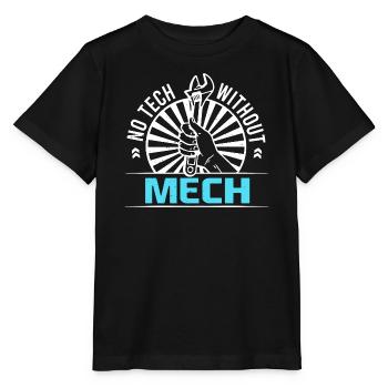 Génie mécanique Ingénieur mécanique - T-shirt bio MINI CREATOR Stanley/Stella Enfant - noir - Devant - Mikhail (115cm)