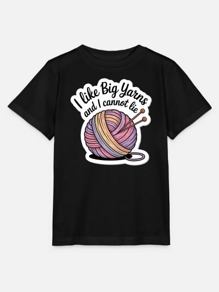 Big Yarns Cozy Wool Sticker – Craft & Knit - Stanley/Stella Kinder T-Shirt MINI CREATOR  - Schwarz