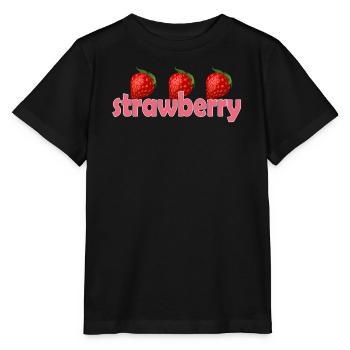 Fraise - T-shirt bio MINI CREATOR Stanley/Stella Enfant - noir - Devant - Mikhail (115cm)
