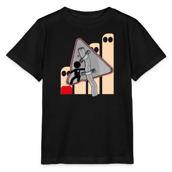 SIGNAL - T-shirt bio MINI CREATOR Stanley/Stella Enfant - noir - Devant - Mikhail (115cm)
