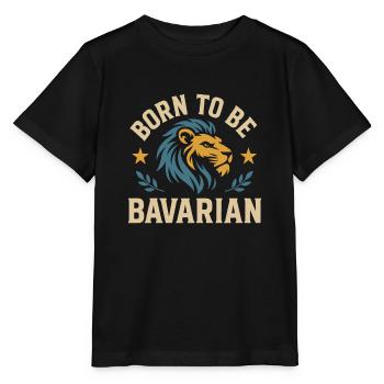 Born to be Bavarian Löwe Bayern - Stanley/Stella MINI CREATOR Kids’ T-Shirt - black - Front - Mikhail (115cm)