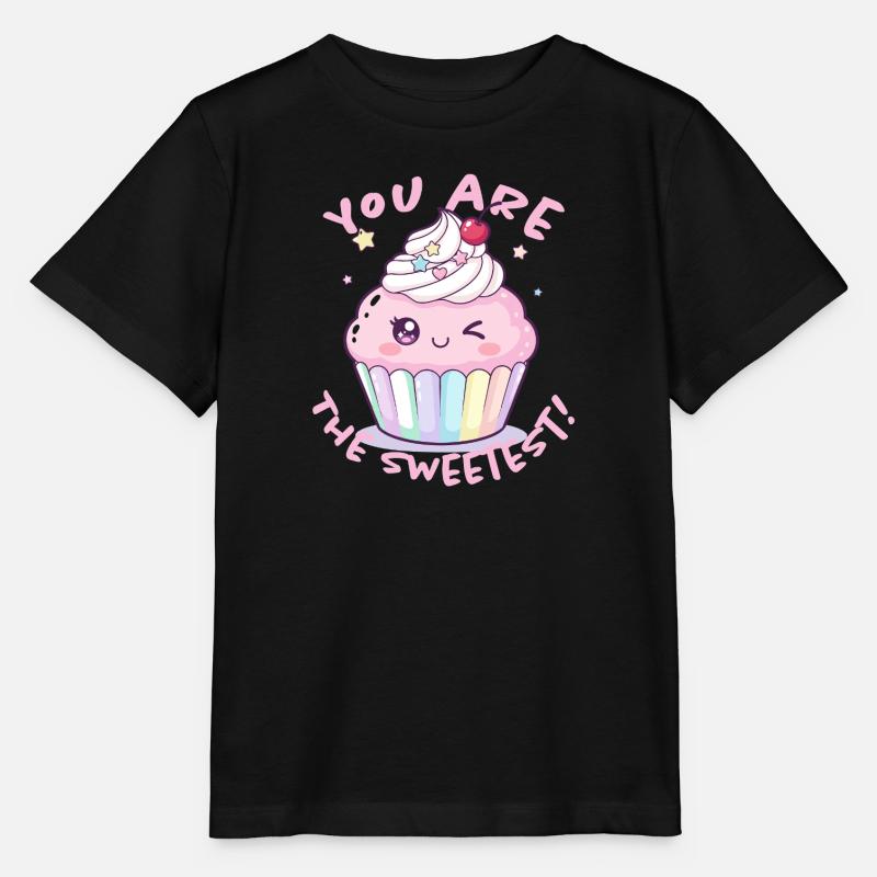 Tu es le cupcake le plus mignon - T-shirt bio MINI CREATOR Stanley/Stella Enfant - noir