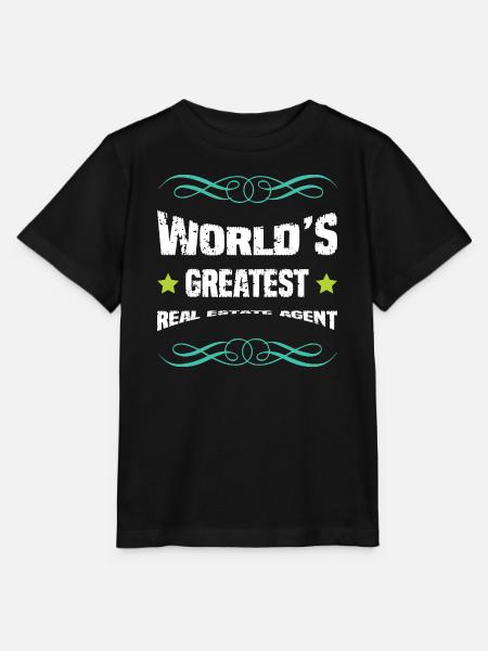 Weltbester Makler Spruch - Stanley/Stella Kinder T-Shirt MINI CREATOR - Schwarz