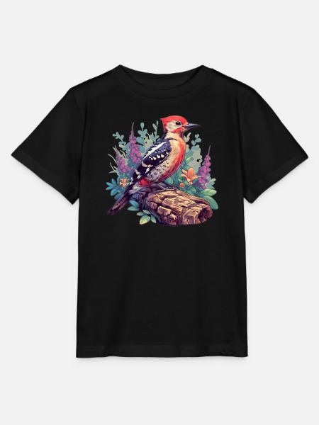 Spechte Specht - Stanley/Stella Kinder T-Shirt MINI CREATOR - Schwarz