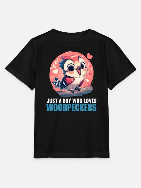 Spechte Specht - Stanley/Stella Kinder T-Shirt MINI CREATOR - Schwarz