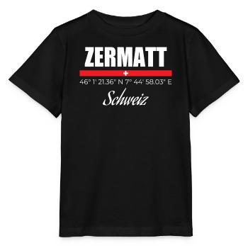 Zermatt - T-shirt bio MINI CREATOR Stanley/Stella Enfant - noir - Devant - Mikhail (115cm)