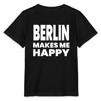Berlin - T-shirt bio MINI CREATOR Stanley/Stella Enfant - noir - Devant - Mikhail (115cm)