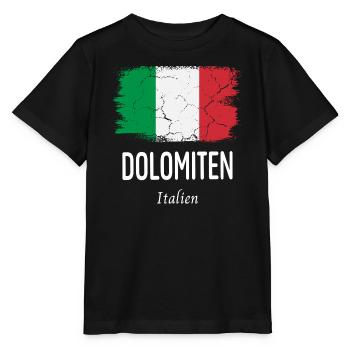 Dolomites - T-shirt bio MINI CREATOR Stanley/Stella Enfant - noir - Devant - Mikhail (115cm)