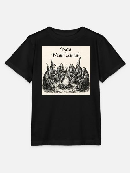 Wicca Wizard Rat - Stanley/Stella Kinder T-Shirt MINI CREATOR  - Schwarz