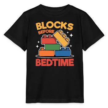 Building Blocks Kids Brick Builder - Stanley/Stella Kinder T-Shirt MINI CREATOR  - Schwarz - Vorne - Mikhail (115cm)