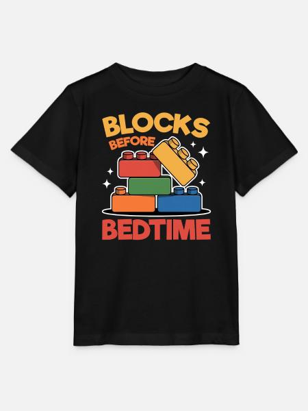 Building Blocks Kids Brick Builder - Stanley/Stella Kinder T-Shirt MINI CREATOR - Schwarz