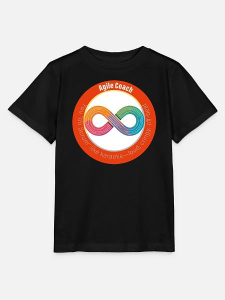 Do Scrum - Stanley/Stella Kinder T-Shirt MINI CREATOR - Schwarz
