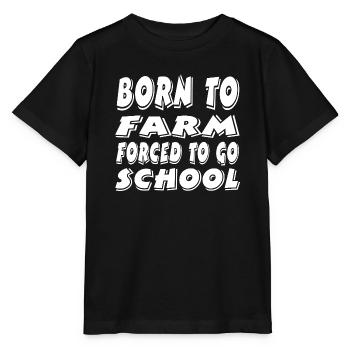 Ferme - T-shirt bio MINI CREATOR Stanley/Stella Enfant - noir - Devant - Mikhail (115cm)