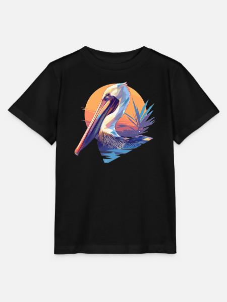 Pelikane Pelikan - Stanley/Stella Kinder T-Shirt MINI CREATOR - Schwarz