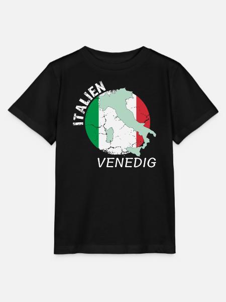 Venedig - Stanley/Stella Kinder T-Shirt MINI CREATOR - Schwarz