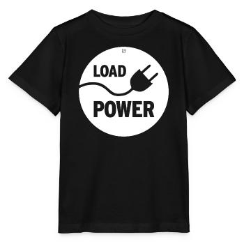 LOAD POWER - Stanley/Stella MINI CREATOR Kids’ T-Shirt - black - Front - Mikhail (115cm)