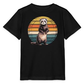 Furet - T-shirt bio MINI CREATOR Stanley/Stella Enfant - noir - Devant - Mikhail (115cm)