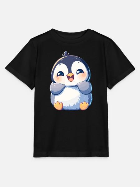Pinguine Pinguin - Stanley/Stella Kinder T-Shirt MINI CREATOR - Schwarz