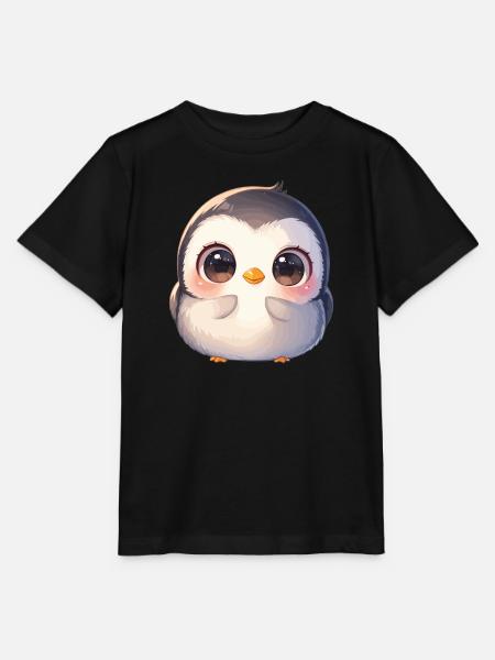 Pinguine Pinguin - Stanley/Stella Kinder T-Shirt MINI CREATOR - Schwarz