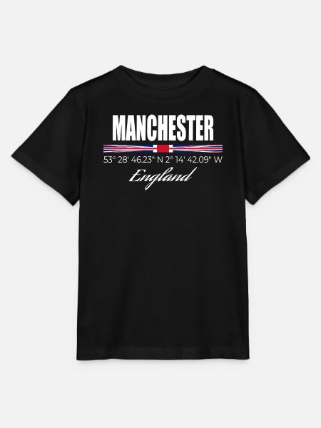 Manchester - Stanley/Stella Kinder T-Shirt MINI CREATOR - Schwarz