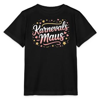 Souris de carnaval Souris de Cologne Souris de carnaval - T-shirt bio MINI CREATOR Stanley/Stella Enfant - noir - Devant - Mikhail (115cm)